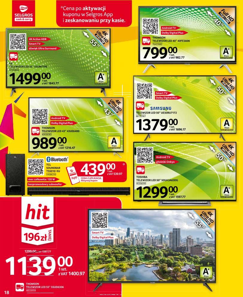 Gazetka promocyjna Selgros str. 18