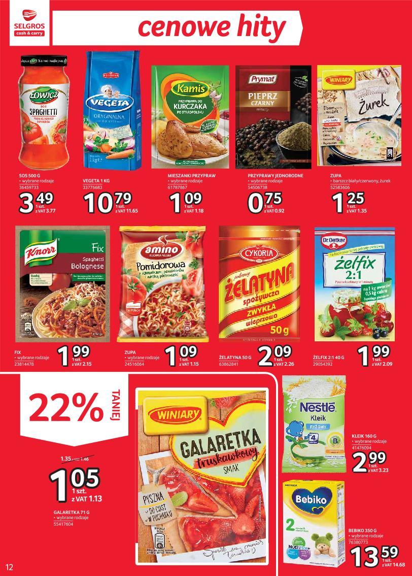 Gazetka promocyjna Selgros str. 12