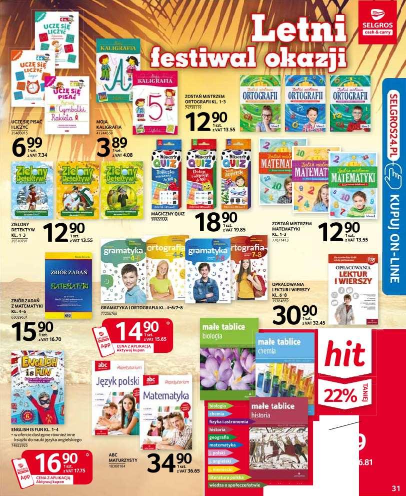 Gazetka promocyjna Selgros str. 31