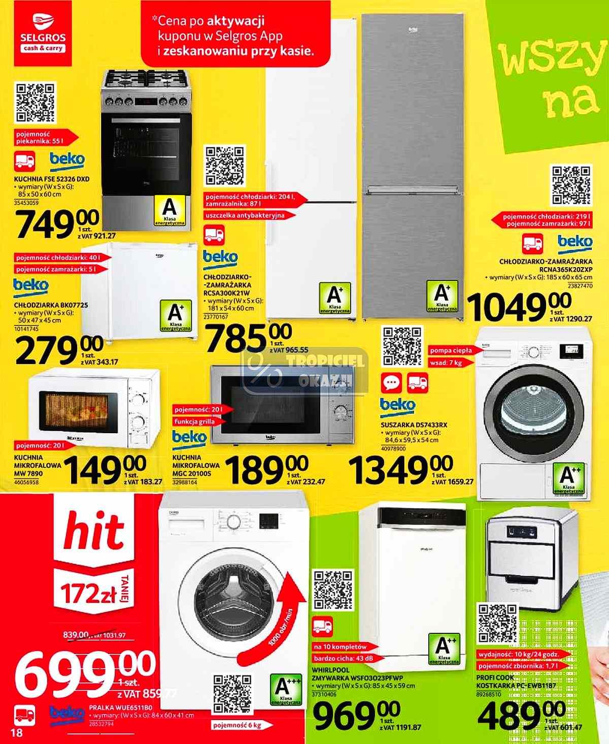 Gazetka promocyjna Selgros str. 18