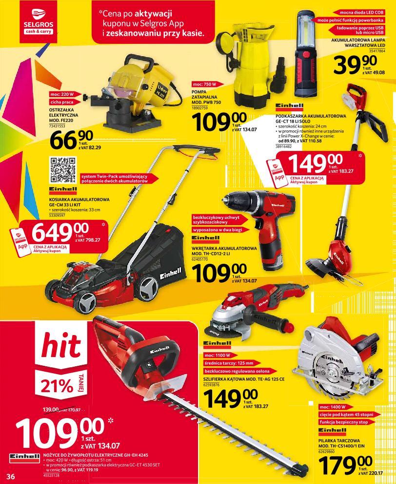 Gazetka promocyjna Selgros str. 36