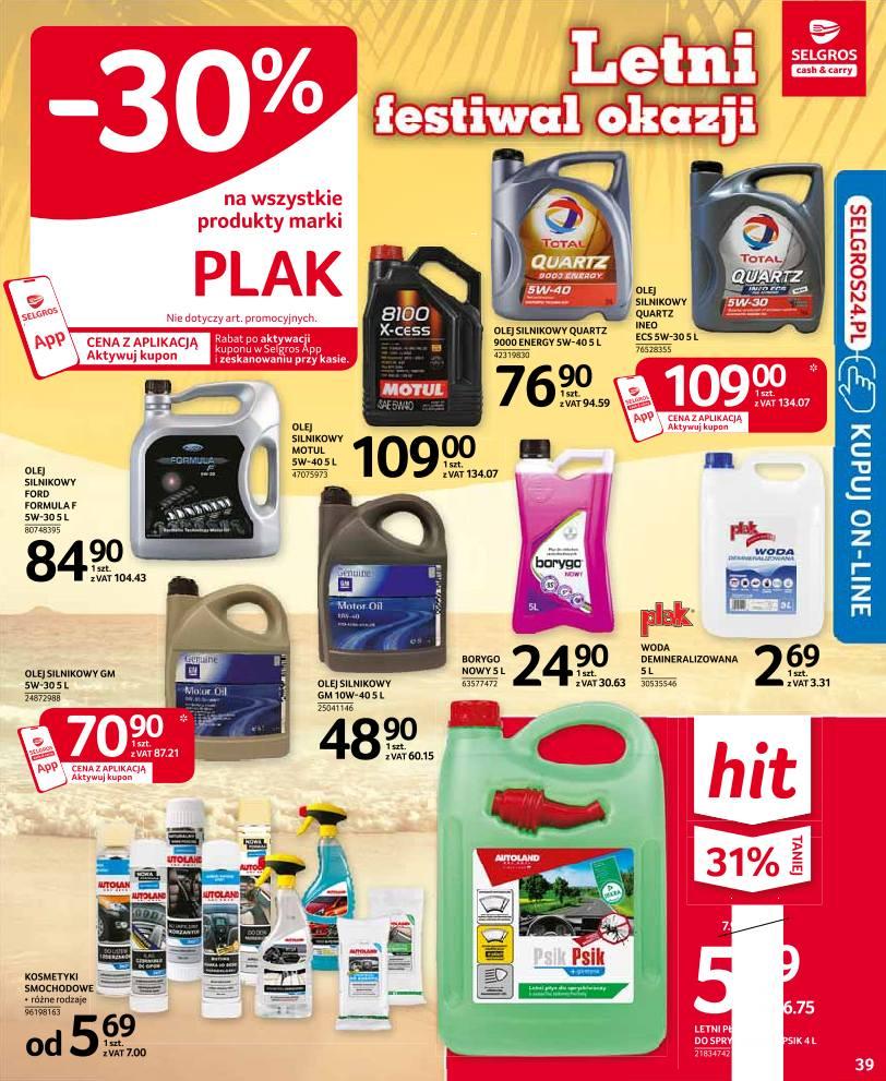 Gazetka promocyjna Selgros str. 39