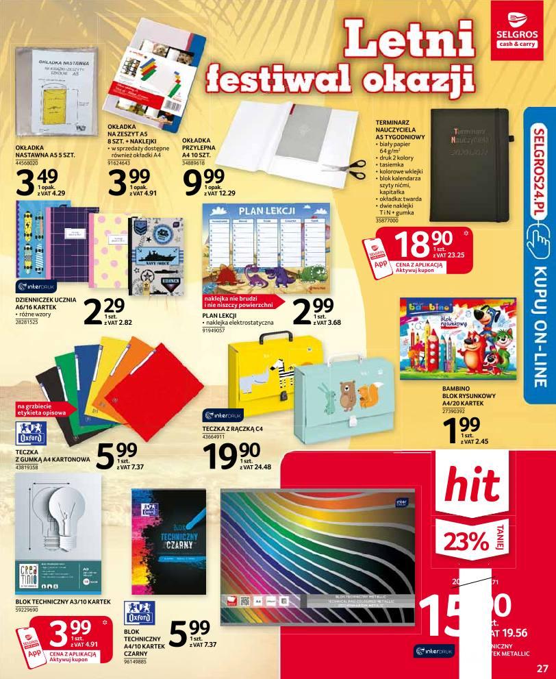 Gazetka promocyjna Selgros str. 27