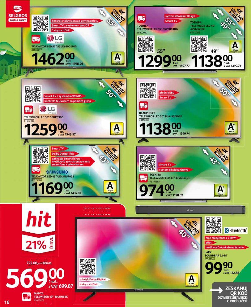 Gazetka promocyjna Selgros str. 16