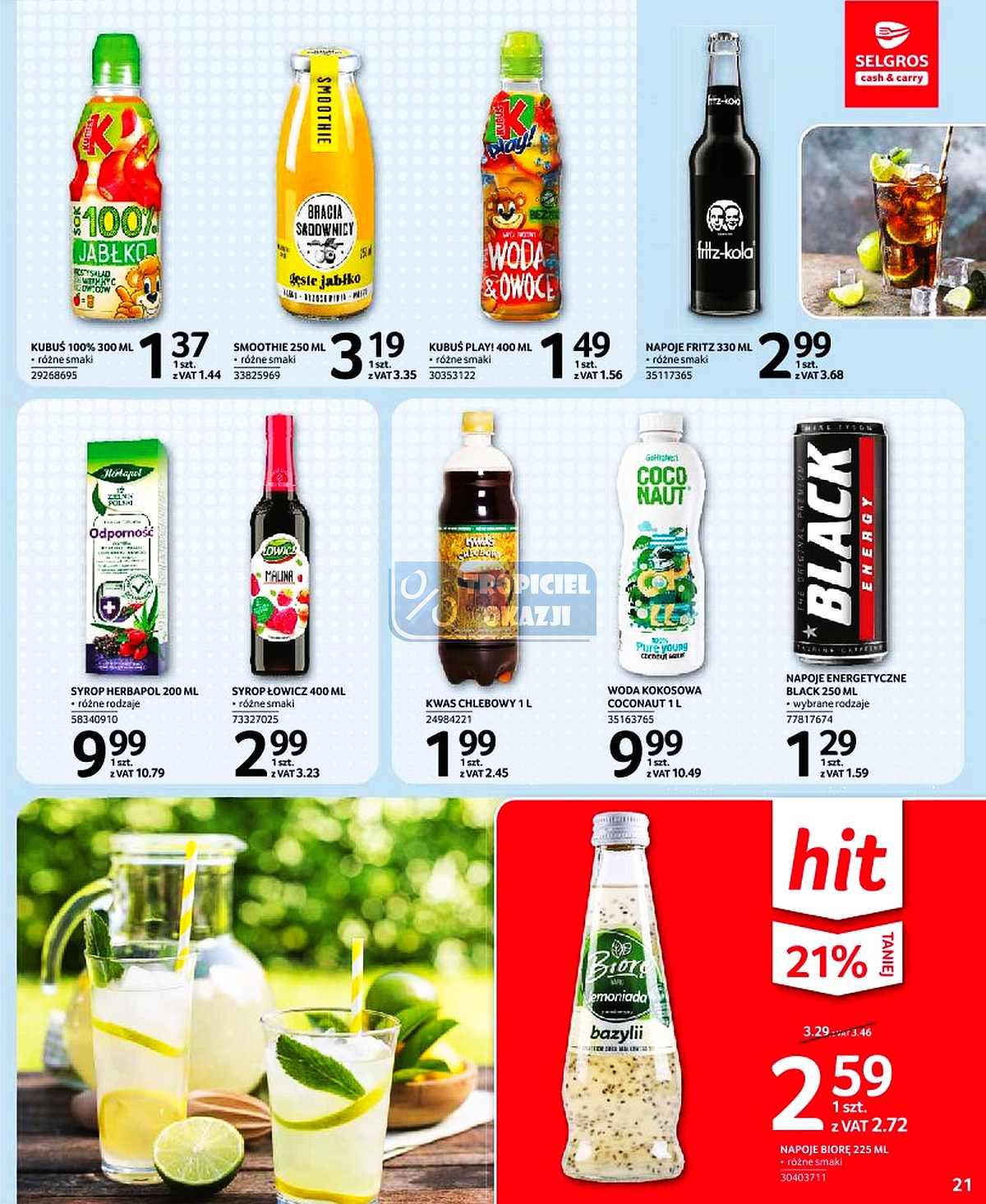 Gazetka promocyjna Selgros str. 21