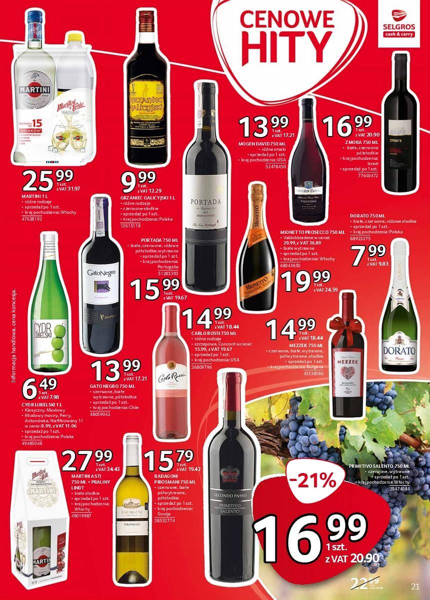 Gazetka promocyjna Selgros str. 21