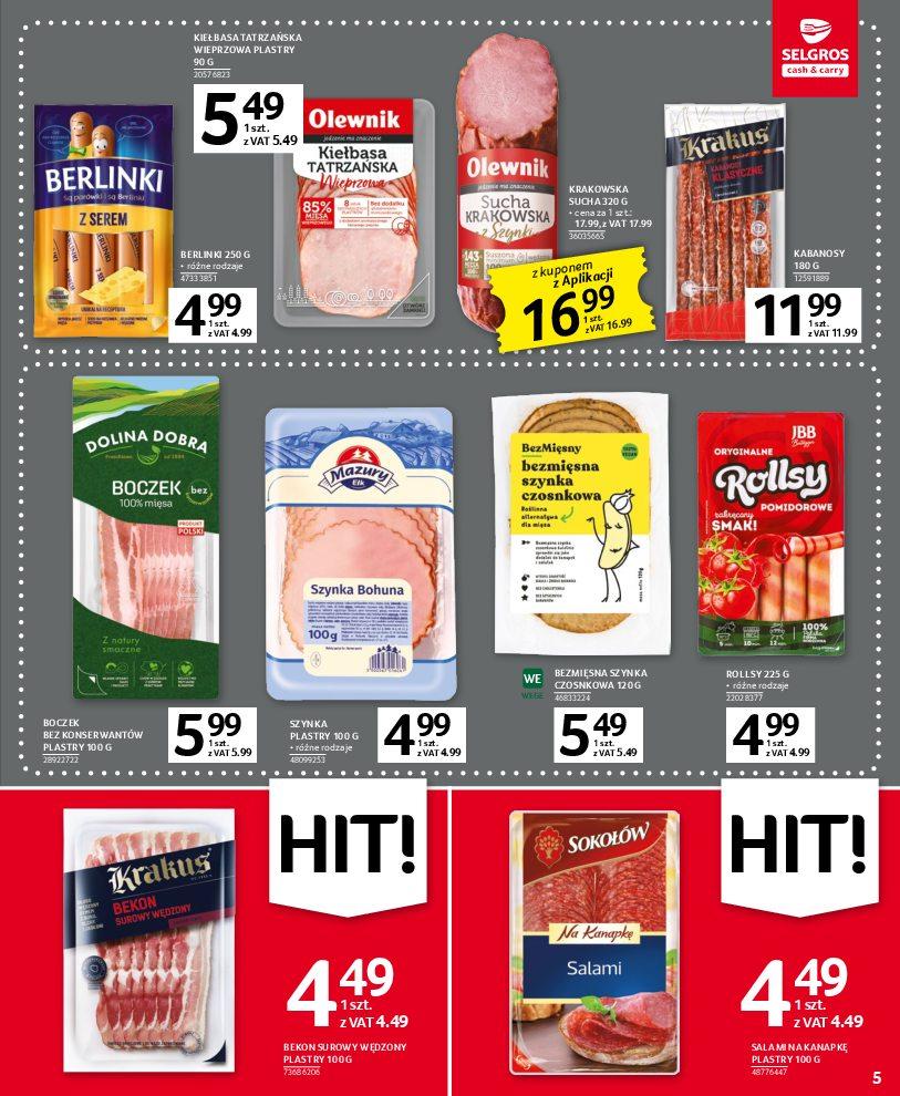 Gazetka promocyjna Selgros str. 5