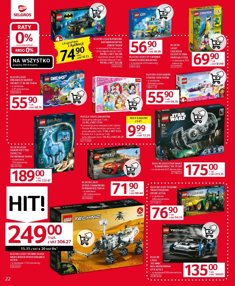 Gazetka promocyjna Selgros str. 22