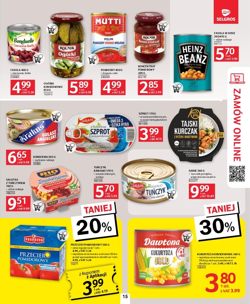 Gazetka promocyjna Selgros str. 15