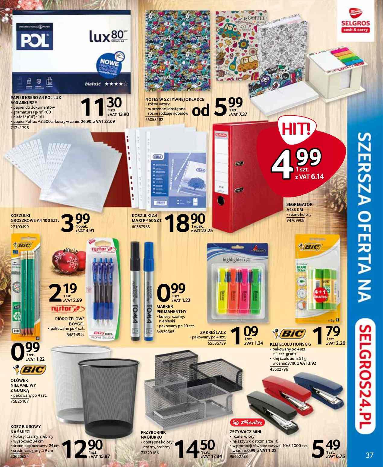 Gazetka promocyjna Selgros str. 37