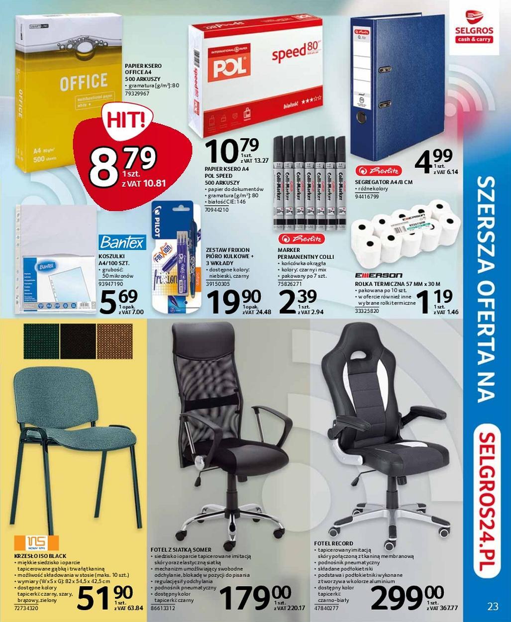 Gazetka promocyjna Selgros str. 23