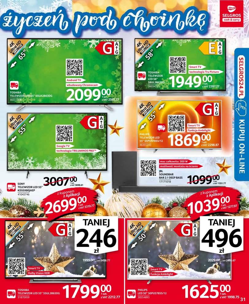 Gazetka promocyjna Selgros str. 31