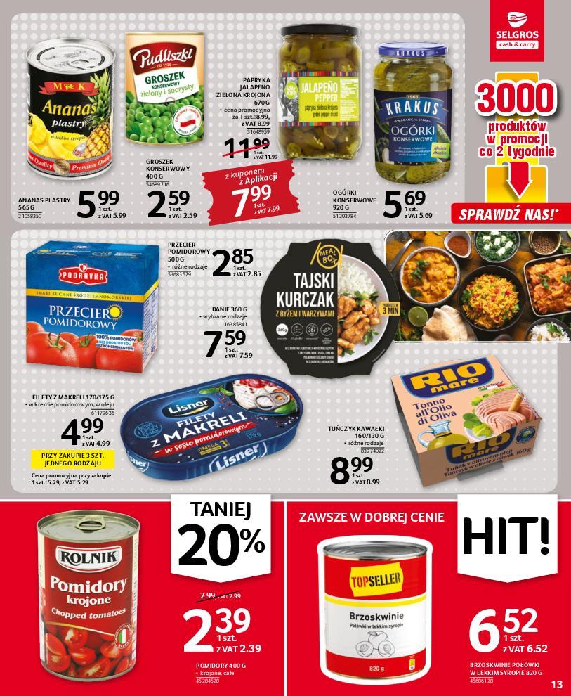 Gazetka promocyjna Selgros str. 13
