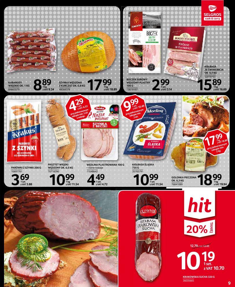 Gazetka promocyjna Selgros str. 9