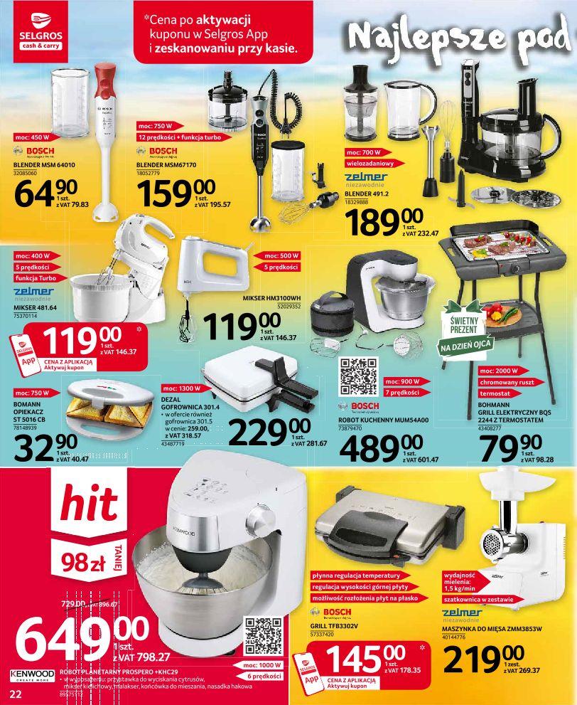 Gazetka promocyjna Selgros str. 22