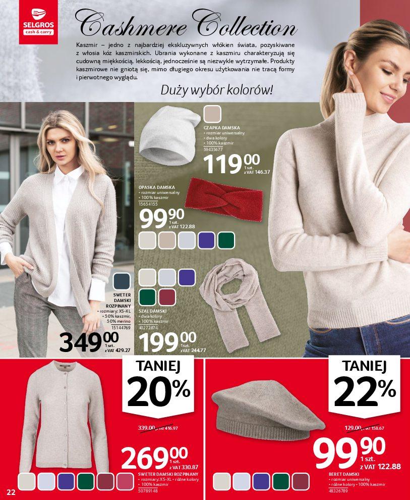 Gazetka promocyjna Selgros str. 22