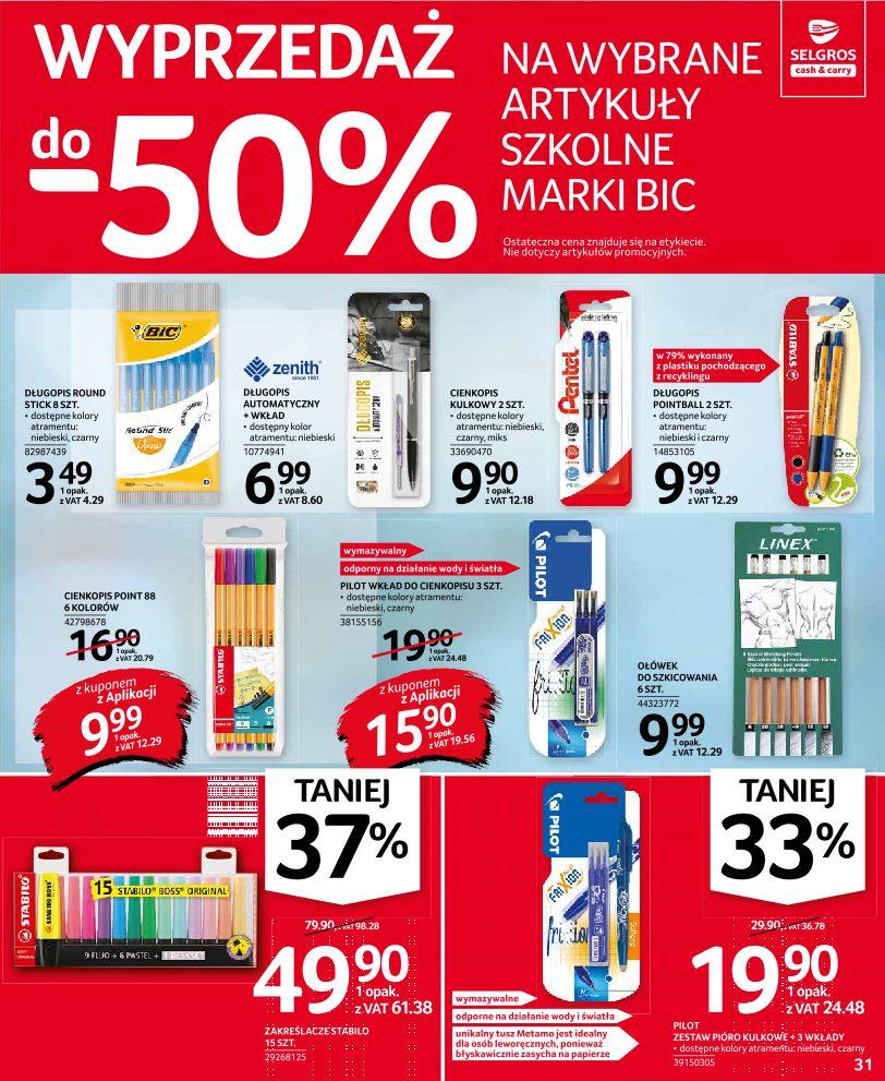 Gazetka promocyjna Selgros str. 31
