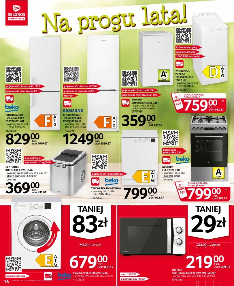 Gazetka promocyjna Selgros str. 16