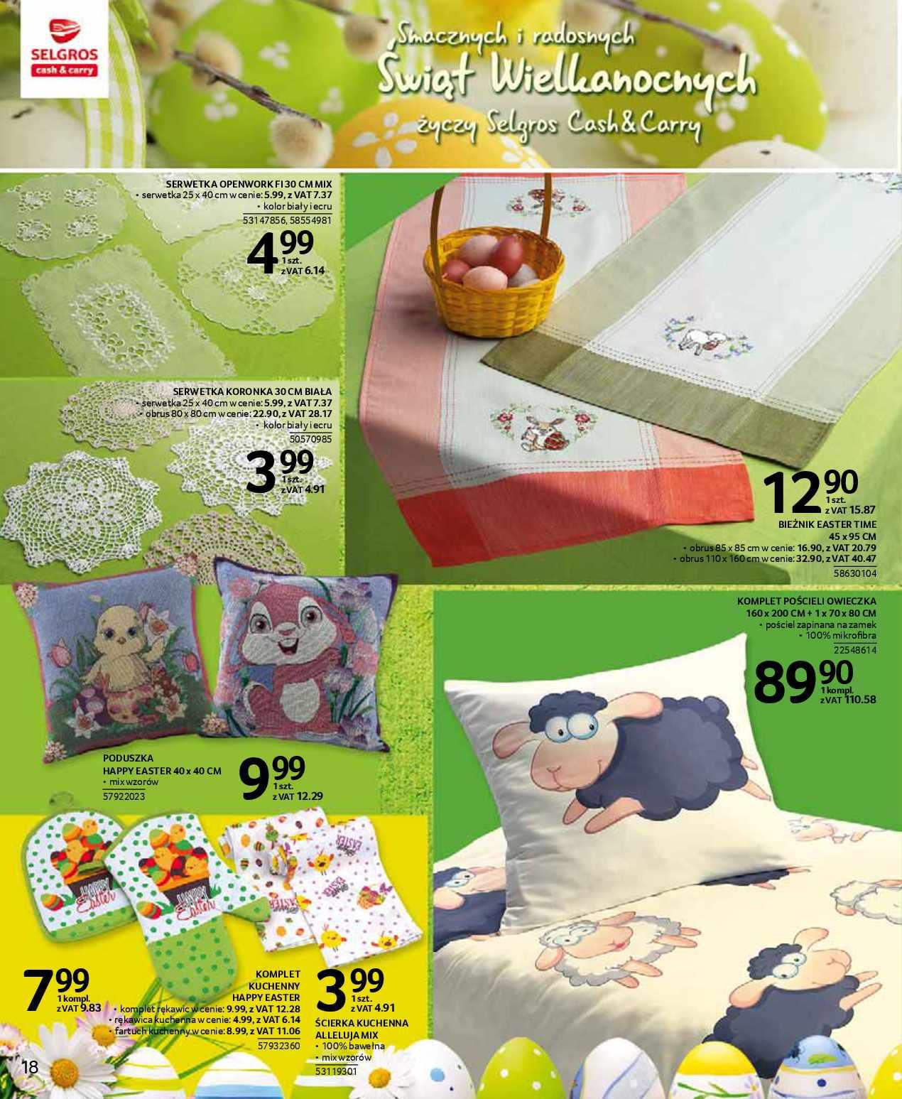 Gazetka promocyjna Selgros str. 18