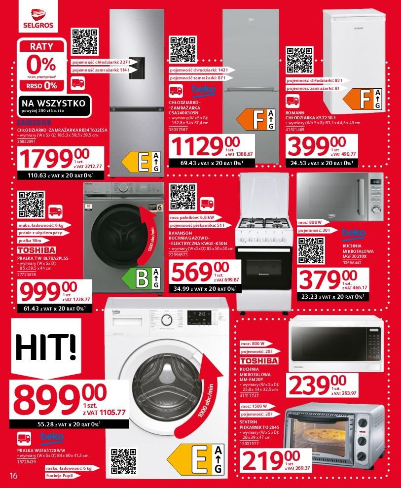 Gazetka promocyjna Selgros str. 16