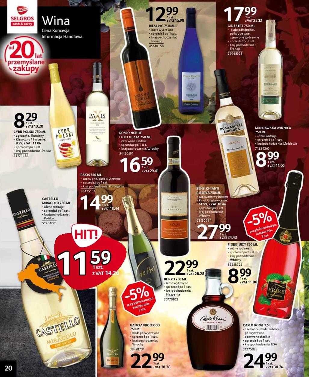 Gazetka promocyjna Selgros str. 20