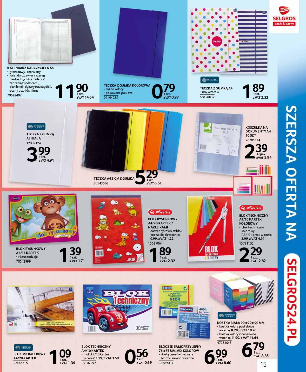 Gazetka promocyjna Selgros str. 15