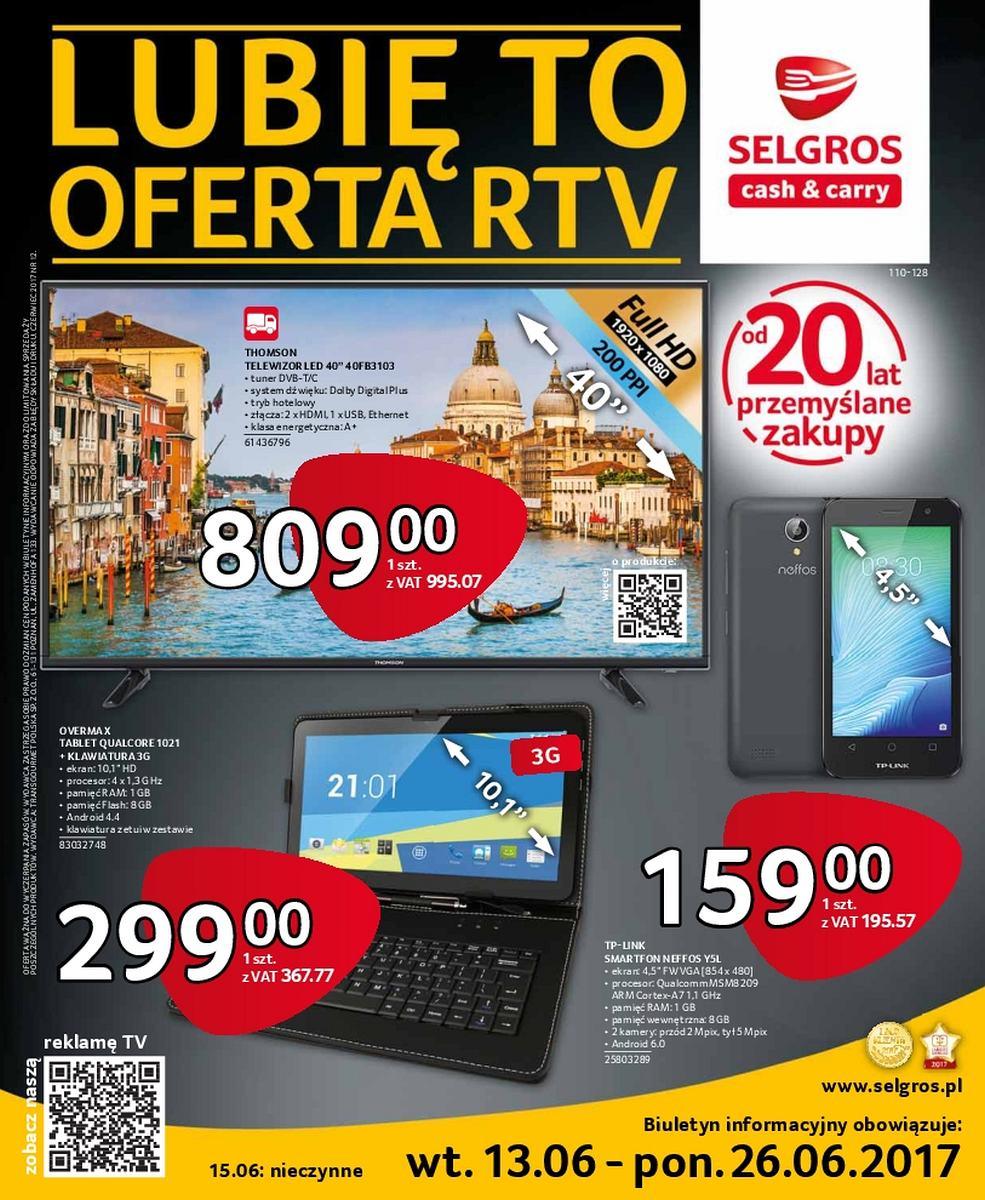 Gazetka promocyjna Selgros str. 1