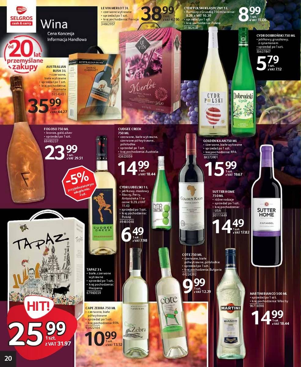 Gazetka promocyjna Selgros str. 20