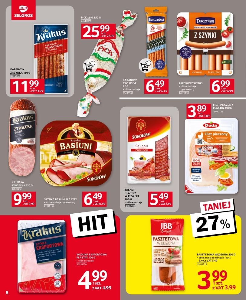 Gazetka promocyjna Selgros str. 8
