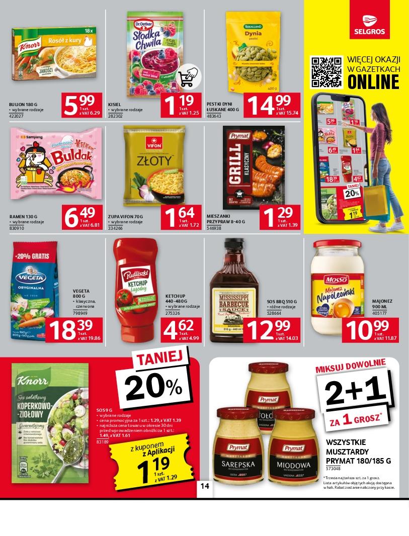 Gazetka promocyjna Selgros str. 14