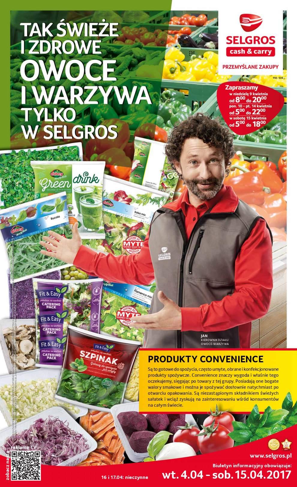 Gazetka promocyjna Selgros str. 1