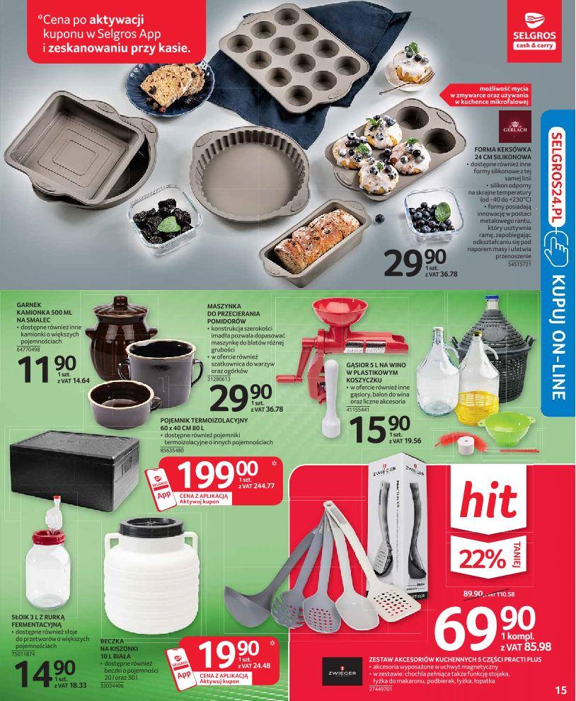 Gazetka promocyjna Selgros str. 15