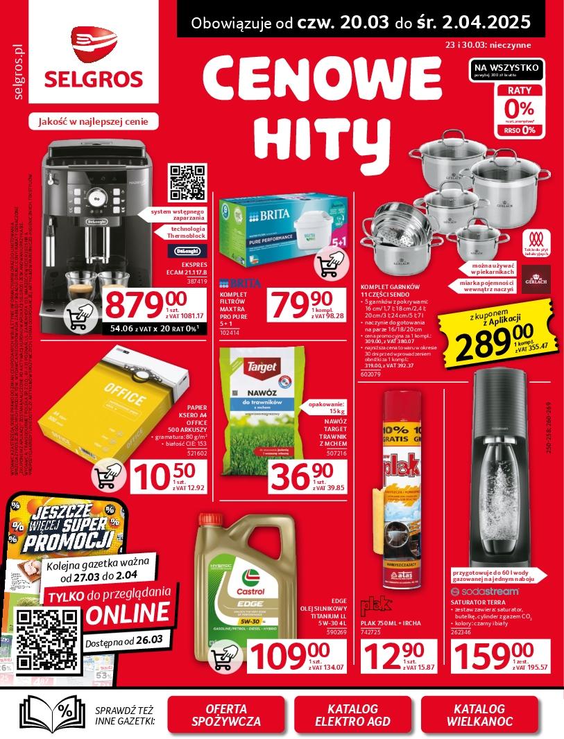 Gazetka promocyjna Selgros str. 1