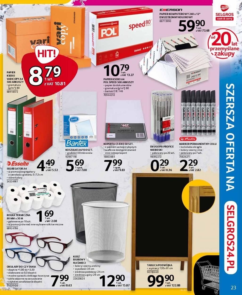 Gazetka promocyjna Selgros str. 23
