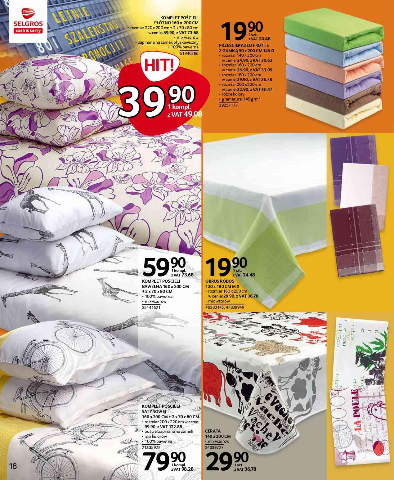 Gazetka promocyjna Selgros str. 18