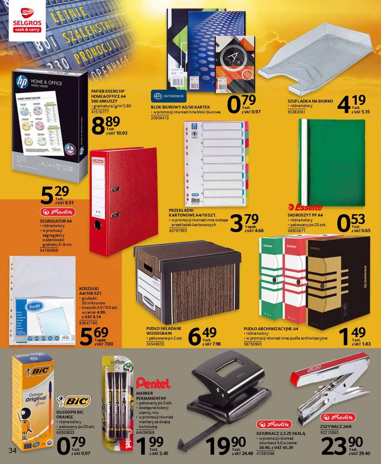Gazetka promocyjna Selgros str. 34