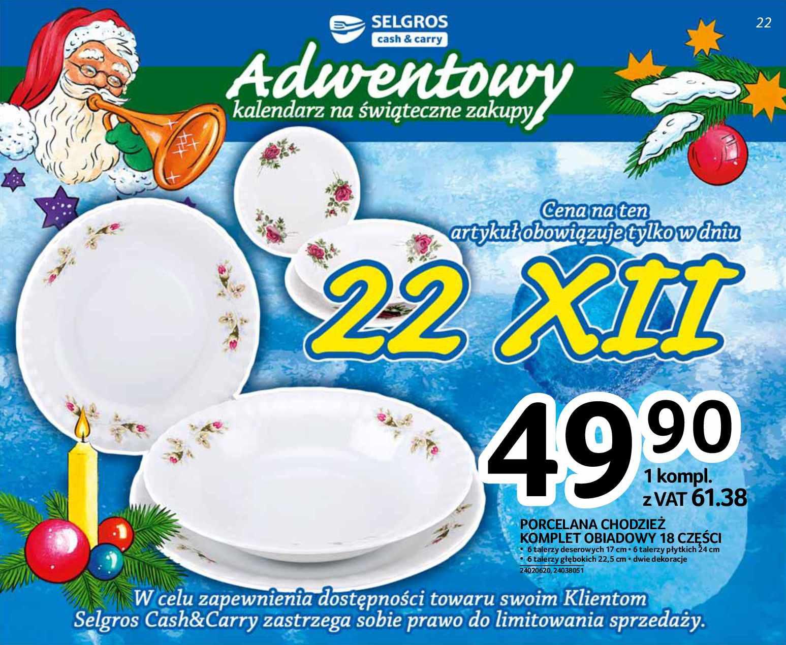 Gazetka promocyjna Selgros str. 22