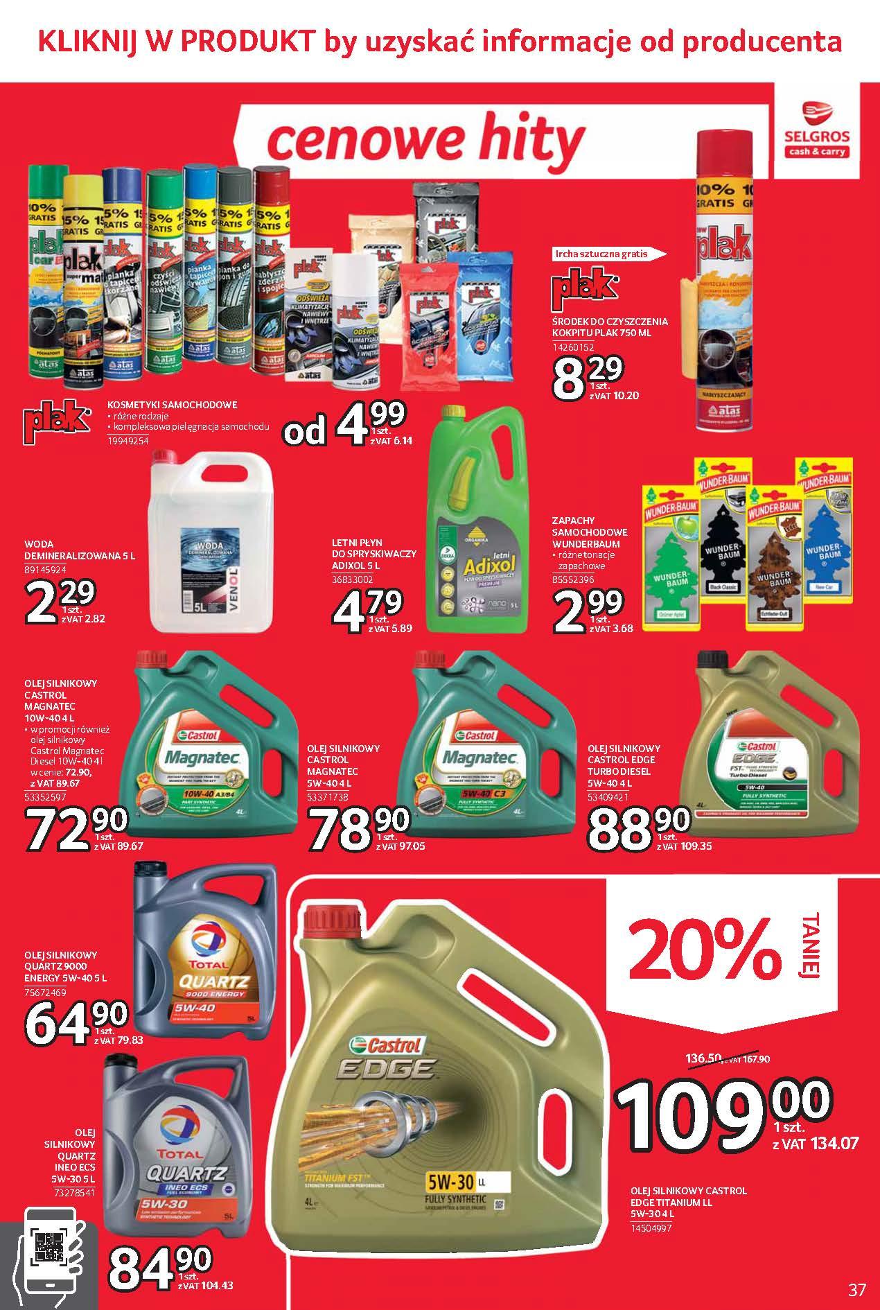 Gazetka promocyjna Selgros str. 37
