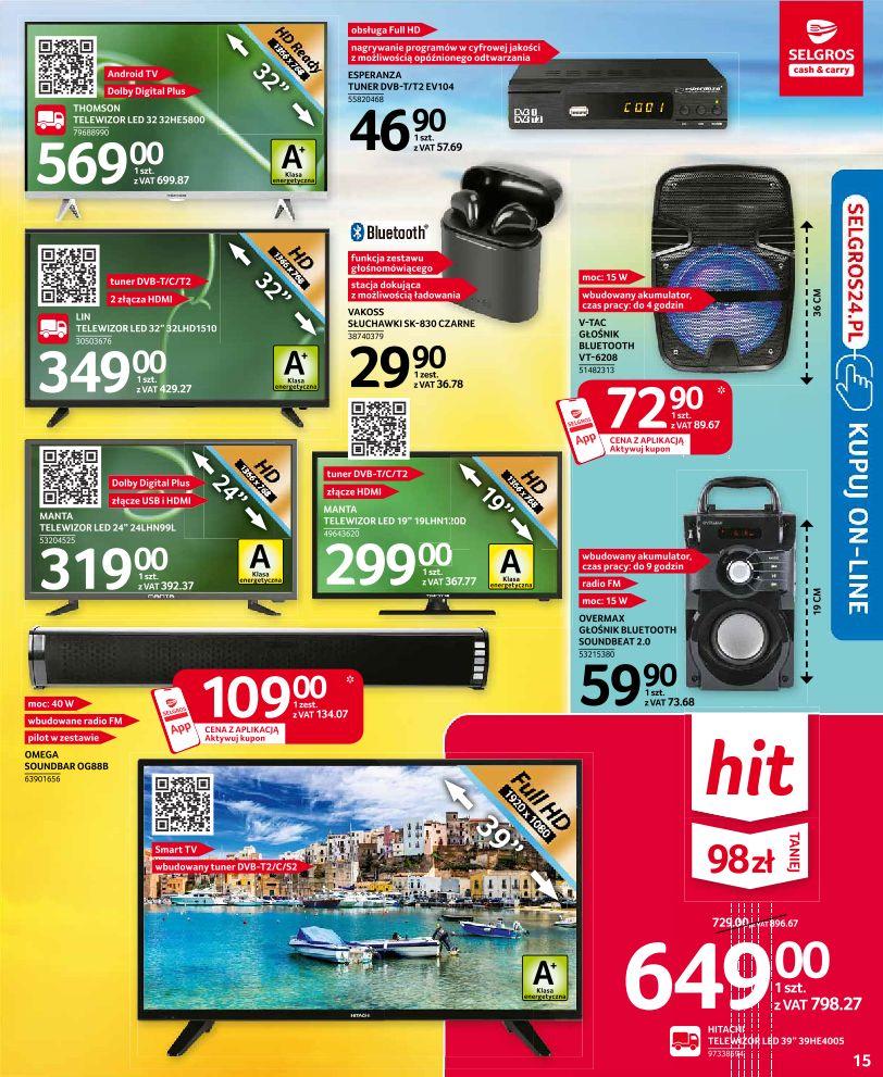 Gazetka promocyjna Selgros str. 15