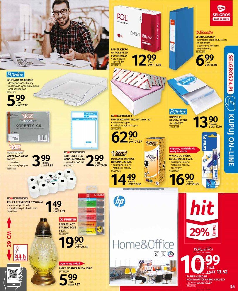 Gazetka promocyjna Selgros str. 35