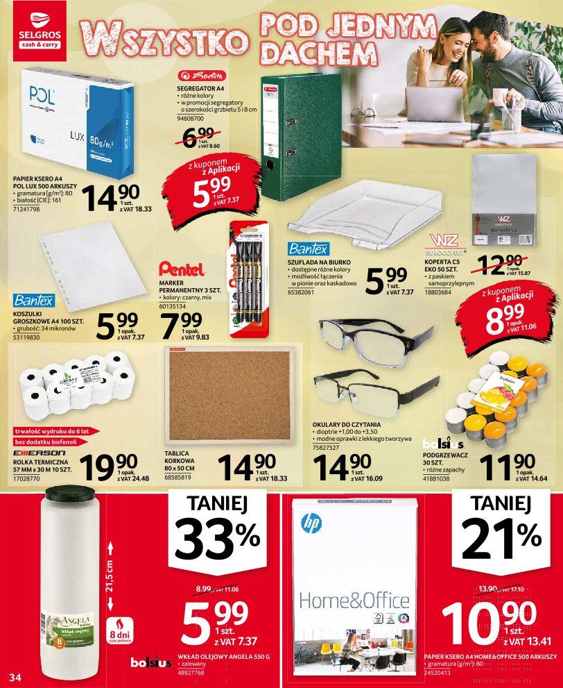 Gazetka promocyjna Selgros str. 34