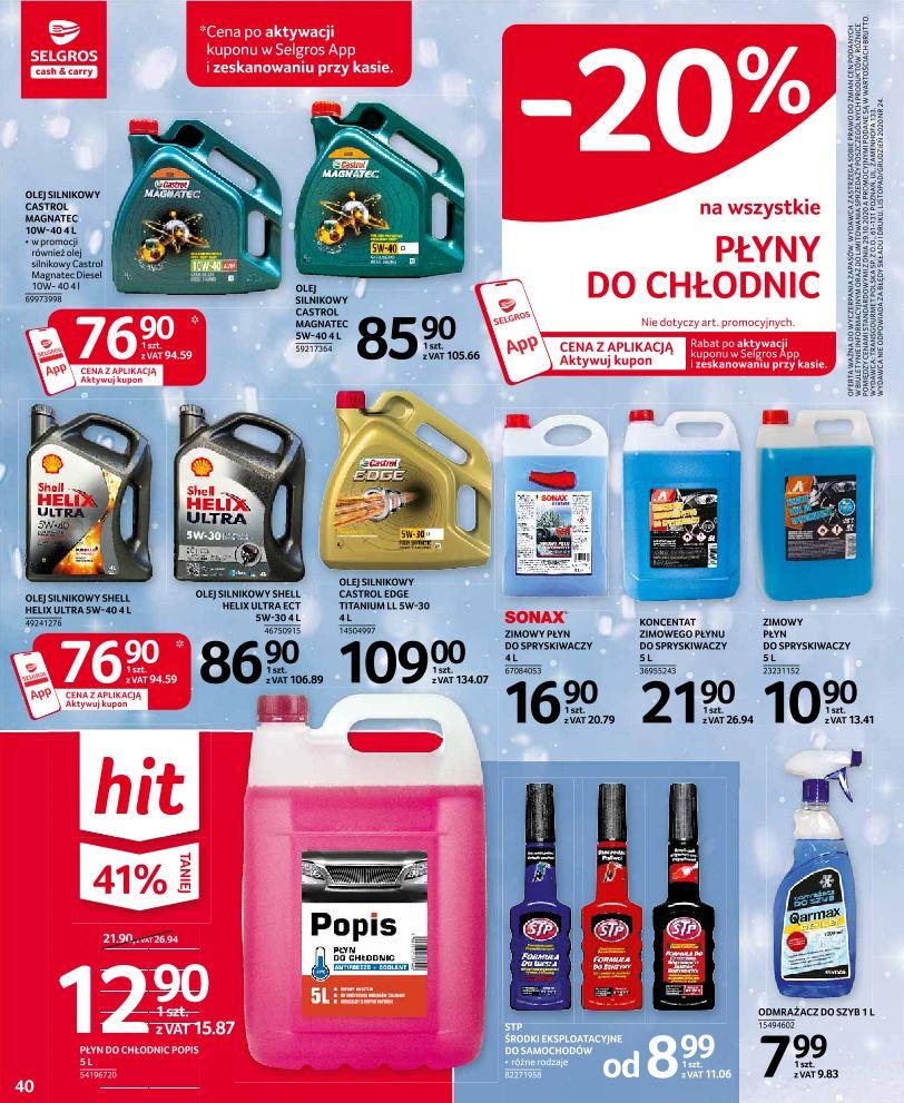 Gazetka promocyjna Selgros str. 40