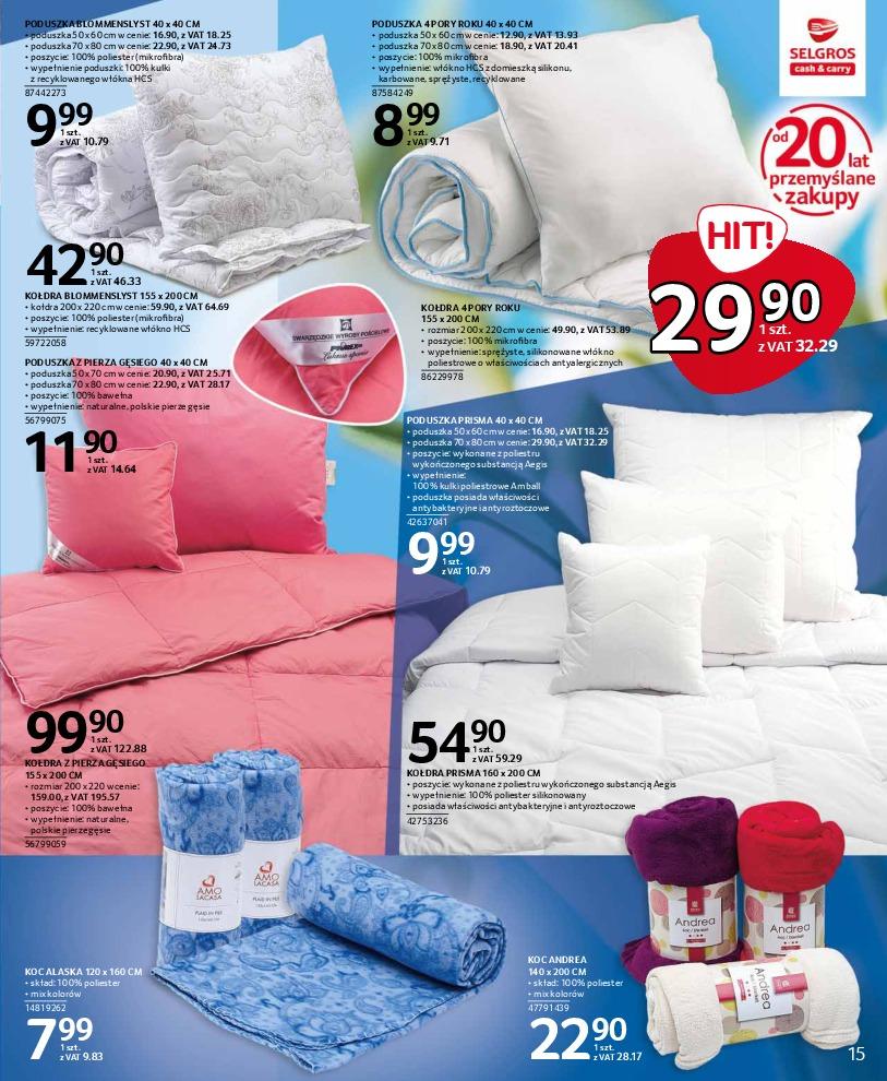 Gazetka promocyjna Selgros str. 15
