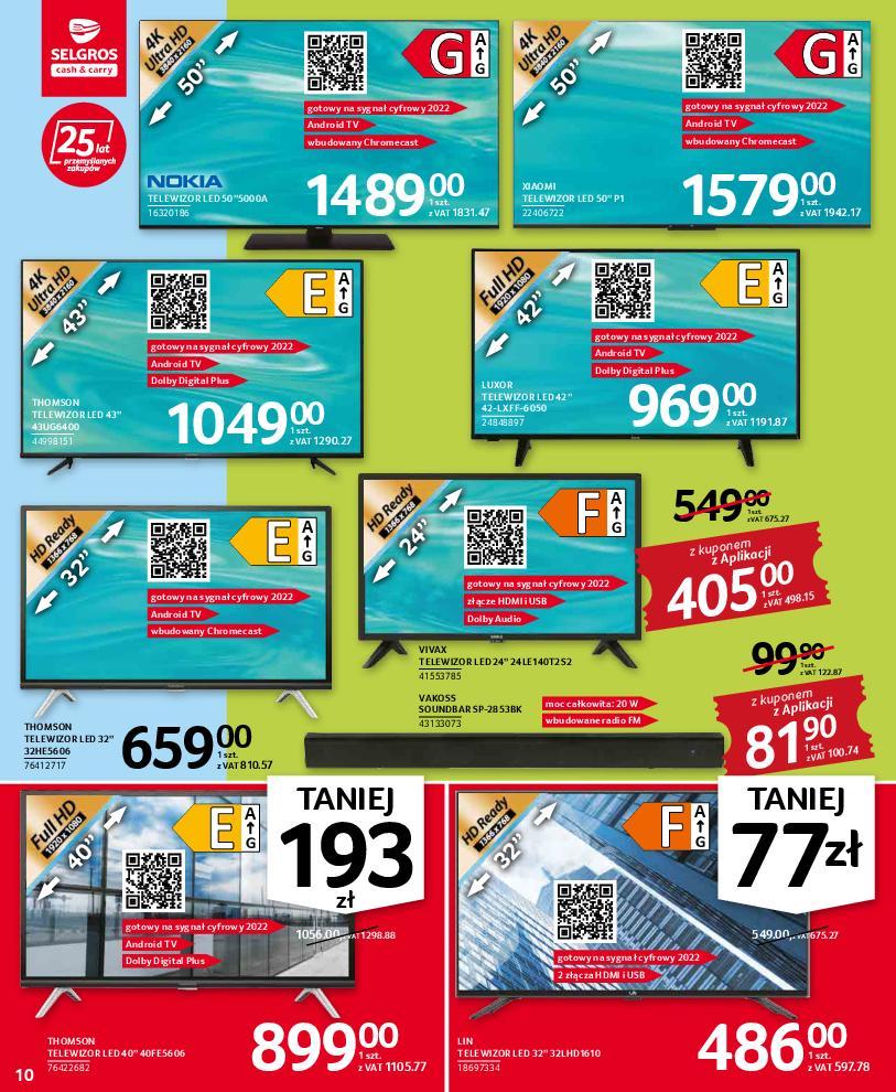 Gazetka promocyjna Selgros str. 10