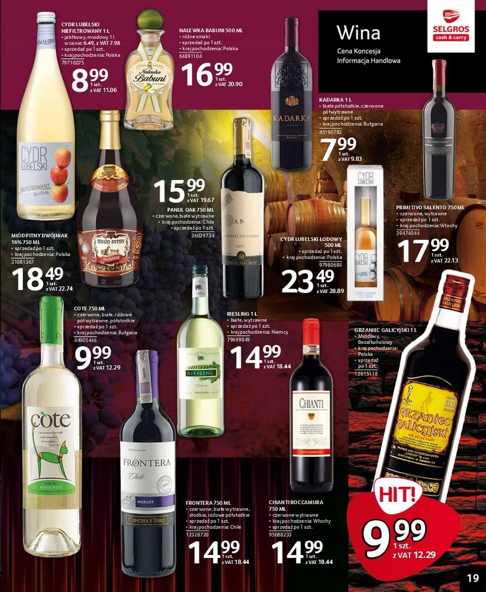 Gazetka promocyjna Selgros str. 19