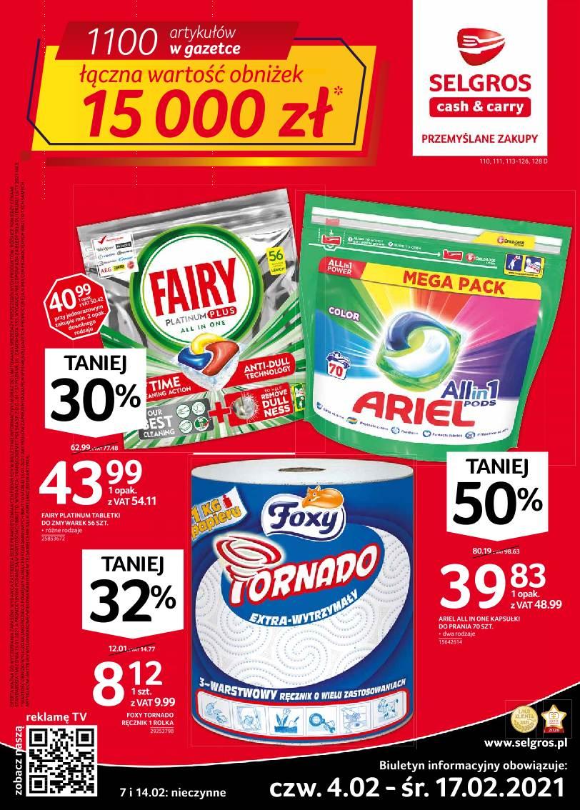 Gazetka promocyjna Selgros str. 1