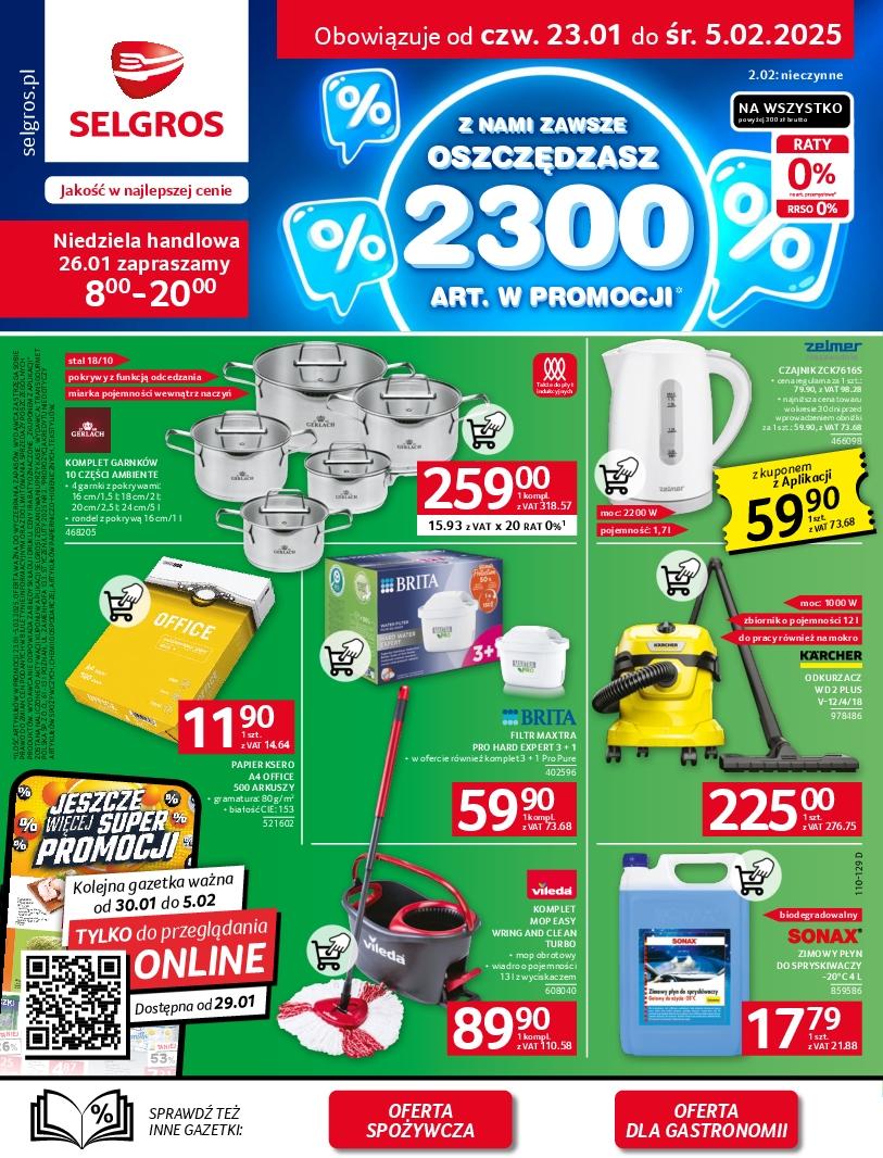 Gazetka promocyjna Selgros str. 1