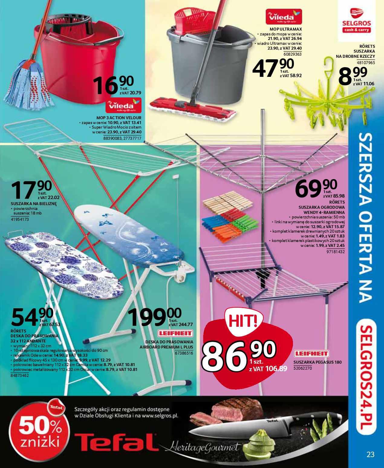 Gazetka promocyjna Selgros str. 23