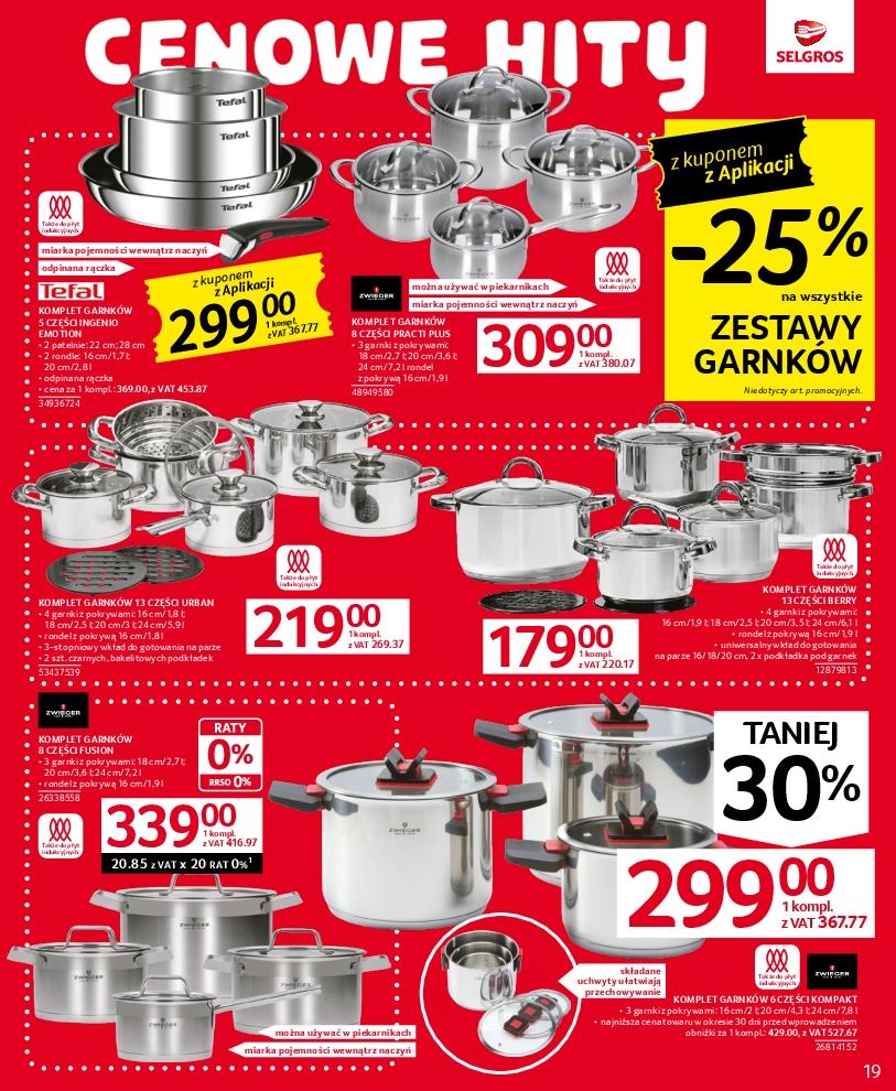 Gazetka promocyjna Selgros str. 19