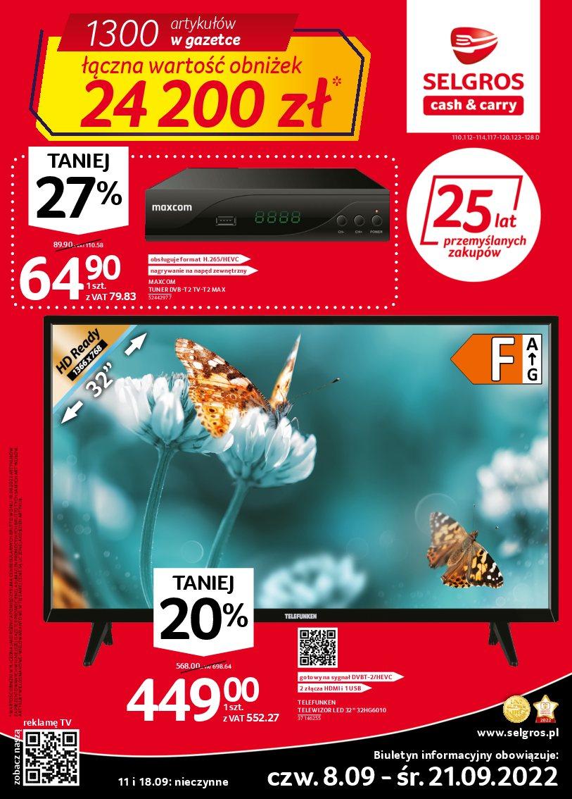 Gazetka promocyjna Selgros str. 1